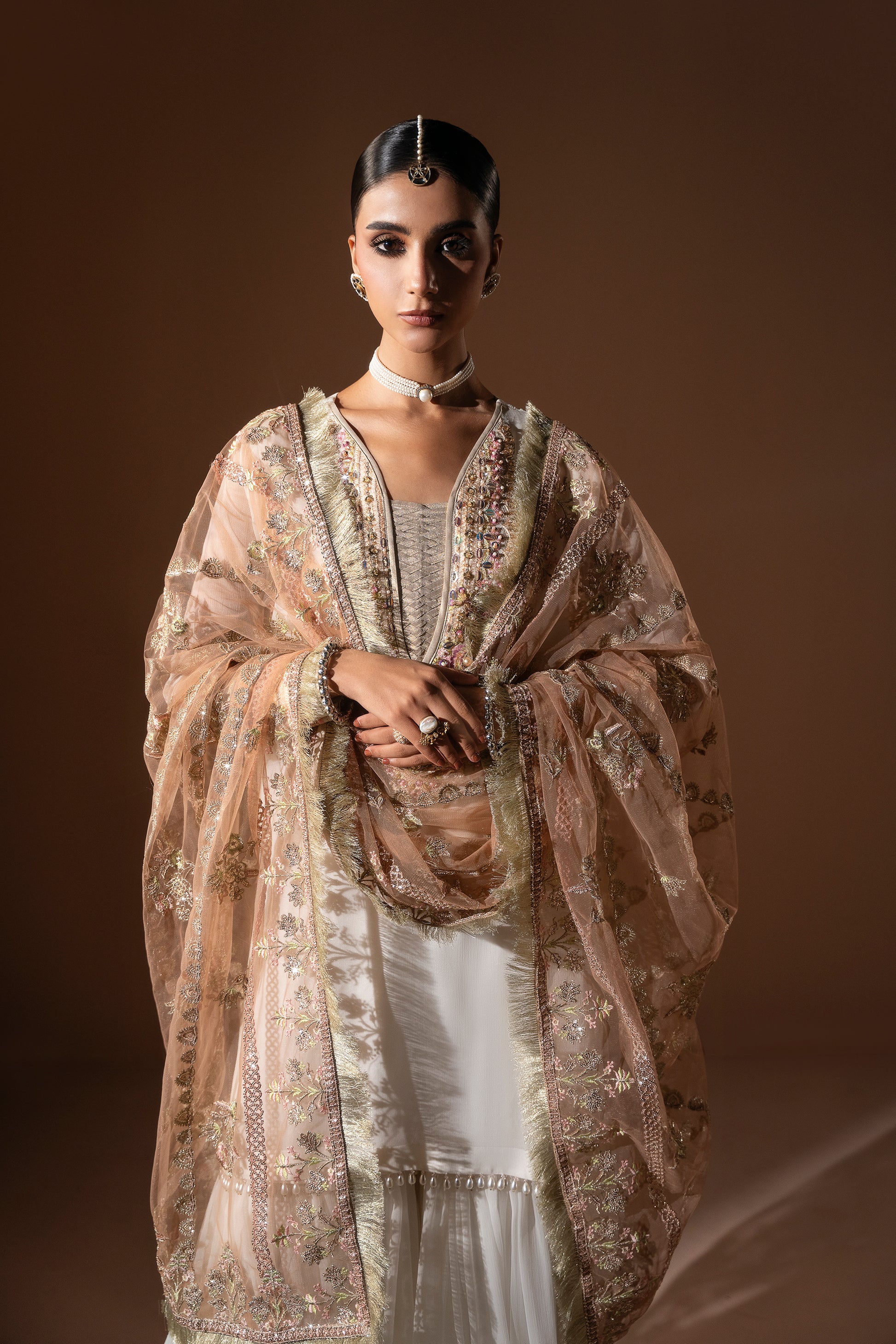 Gulnaz gharara 3 piece outfit wedding and festive wear