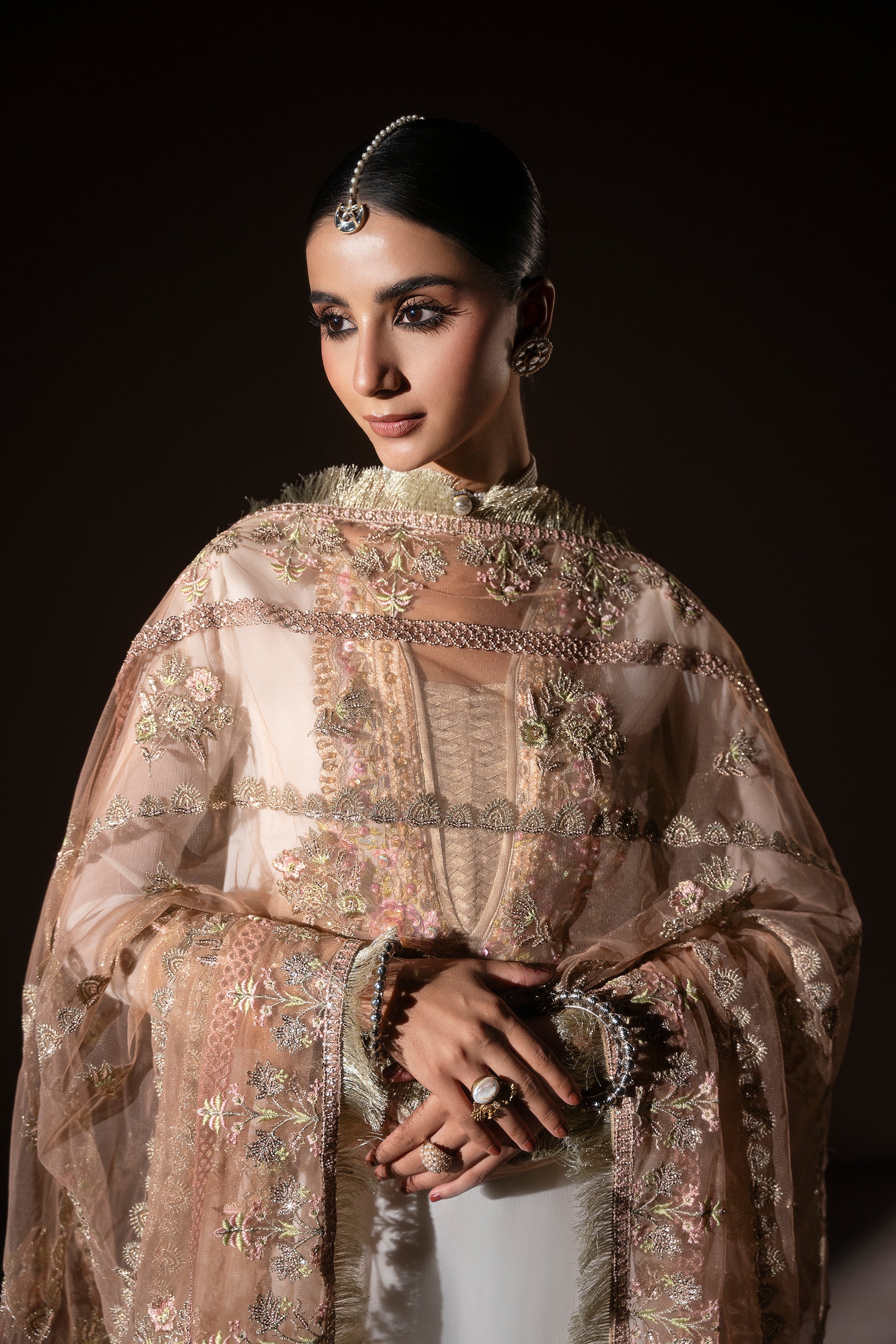 Premium fabric Gulnaz Pakistani gharara 3 piece outfit