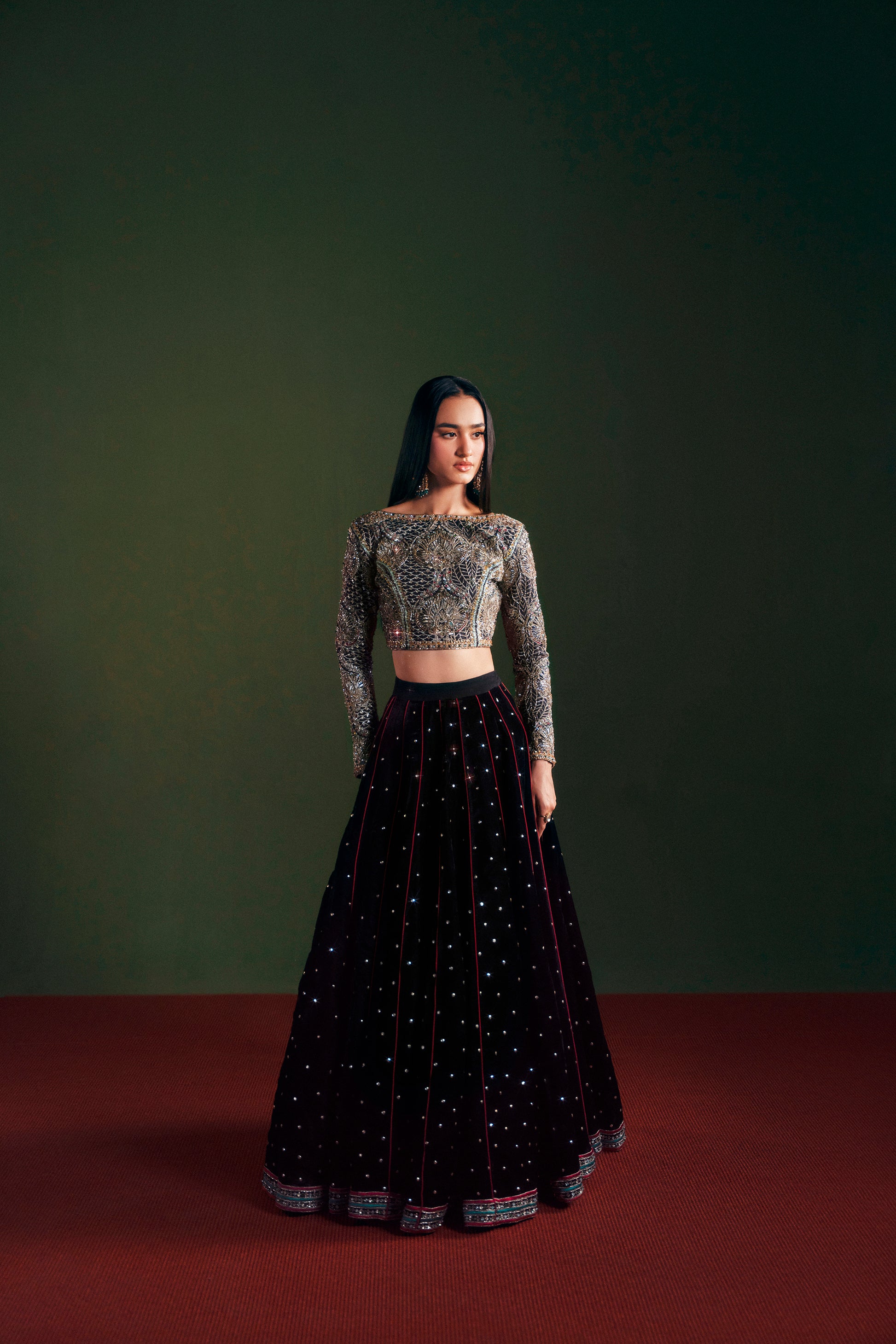 Lehnga Choli 2 Piece by Huma Bajwa Pakistani lehenga choli UK USA Canada
