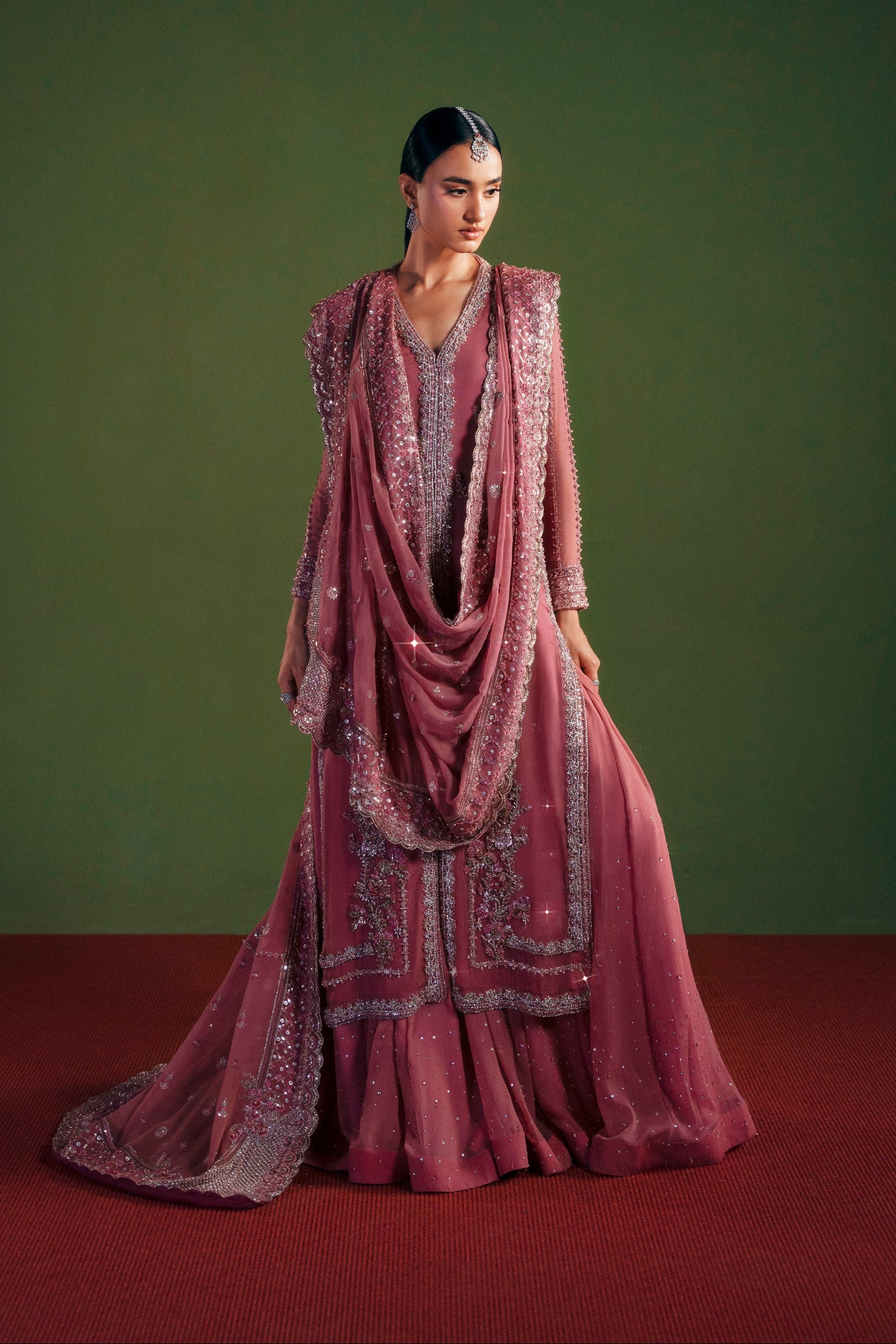 Dutchess luxury long shirt 3 piece outfit women’s fashion-1